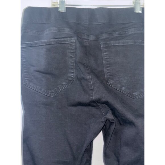 NYDJ Millie Pull-On Ankle Pants Size 16 Black - Picture 10 of 12